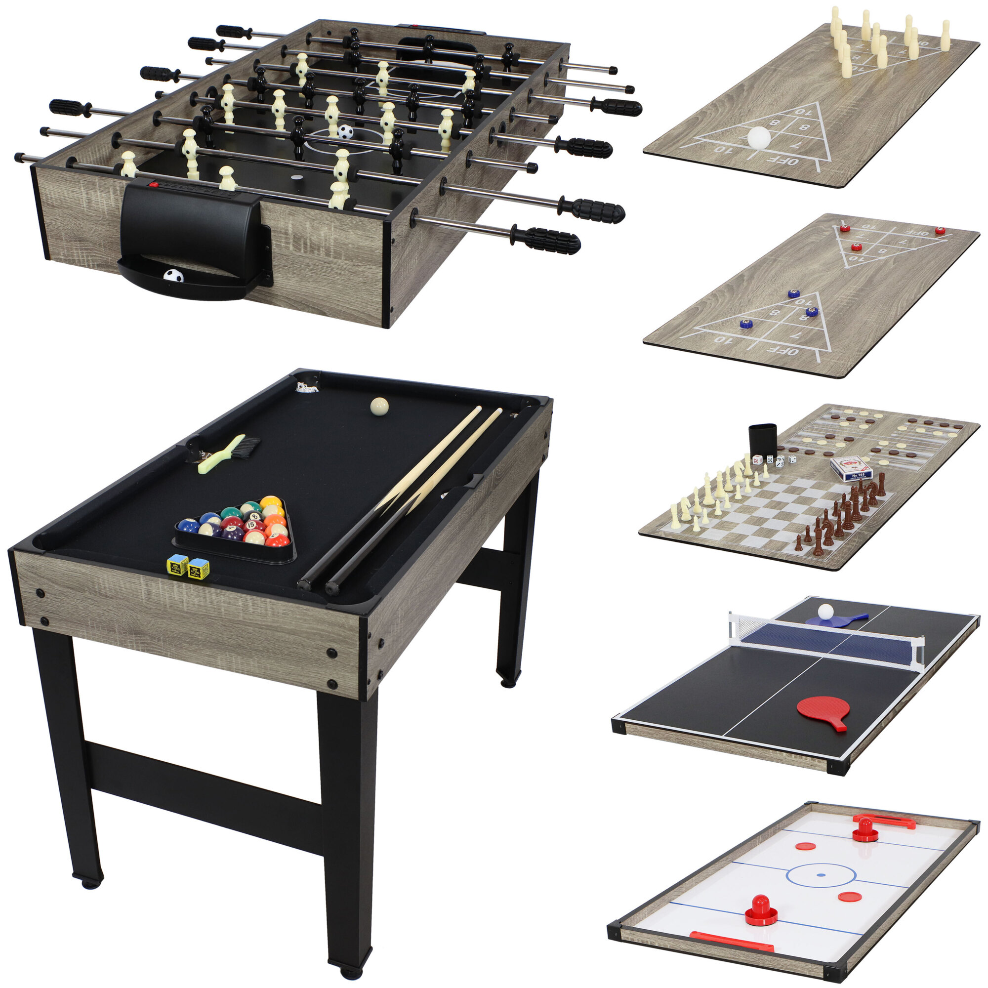 Sunnydaze Decor, 10in.-1in.door Multi Game Table, Model# DQ-055